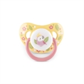 Pacifier with cover 2pcs. YELLOW/PINK